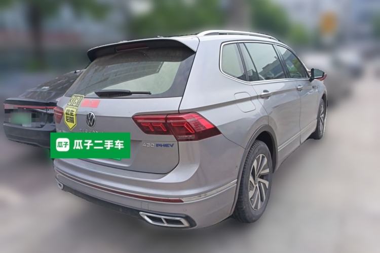 Used Volkswagen Tiguan L New Energy 2022 430 PHEV Plug-in Hybrid Flagship Edition Rear Right 45 Deg