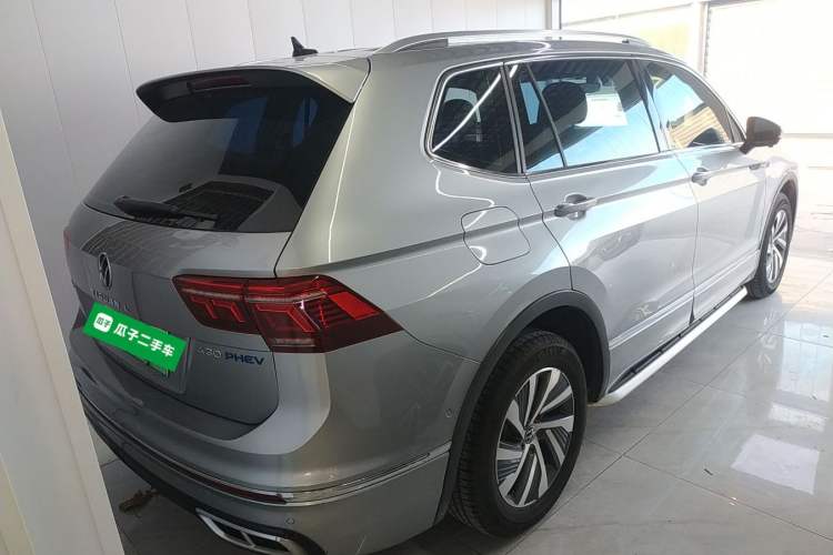 Used Volkswagen Tiguan L New Energy 2022 430 PHEV Plug-in Hybrid Flagship Edition Rear Right 45 Deg