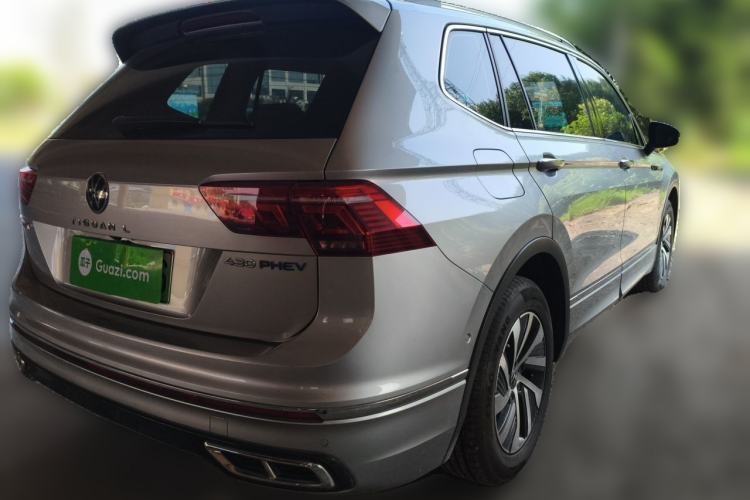 Used Volkswagen Tiguan L New Energy 2022 430 PHEV Plug-in Hybrid Flagship Edition Rear Right 45 Deg