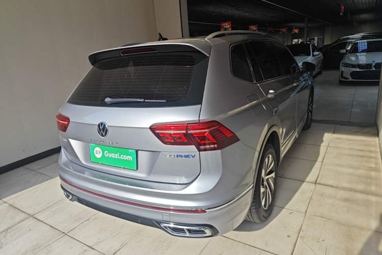 Used Volkswagen Tiguan L New Energy 2022 430 PHEV Plug-in Hybrid Flagship Edition Rear Right 45 Deg