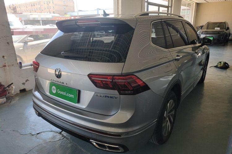 Used Volkswagen Tiguan L New Energy 2022 430 PHEV Plug-in Hybrid Flagship Edition Rear Right 45 Deg
