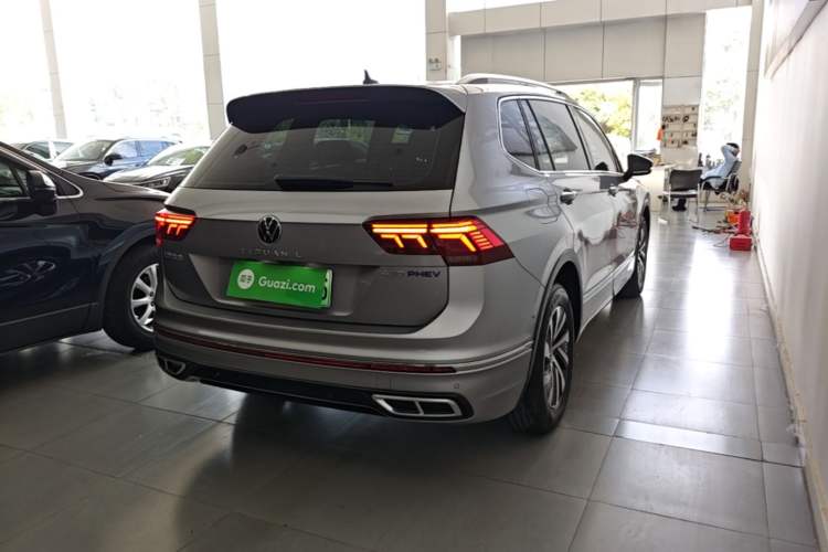 Used Volkswagen Tiguan L New Energy 2022 430 PHEV Plug-in Hybrid Flagship Edition Rear Right 45 Deg