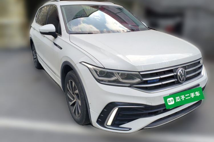 Used Volkswagen Tiguan L New Energy 2022 430 PHEV Plug-in Hybrid Flagship Edition Front Right 45 Deg