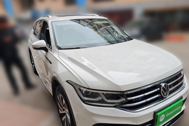 Used Volkswagen Tiguan L New Energy 2022 430 PHEV Plug-in Hybrid Flagship Edition Front Right 45 Deg