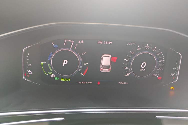 Used Volkswagen Tiguan L New Energy 2022 430 PHEV Plug-in Hybrid Prestige Edition Instrument Cluster