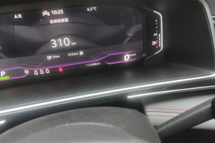 Used Volkswagen Tiguan L New Energy 2022 430 PHEV Plug-in Hybrid Flagship Edition Odometer Close Up