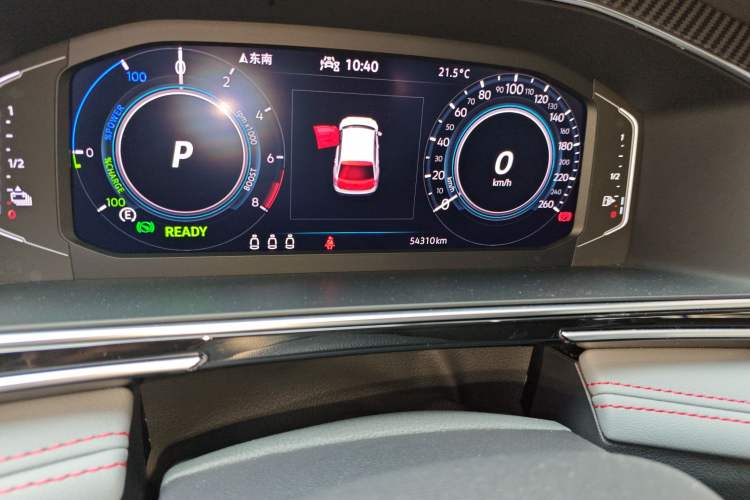 Used Volkswagen Tiguan L New Energy 2022 430 PHEV Plug-in Hybrid Flagship Edition Odometer Close Up