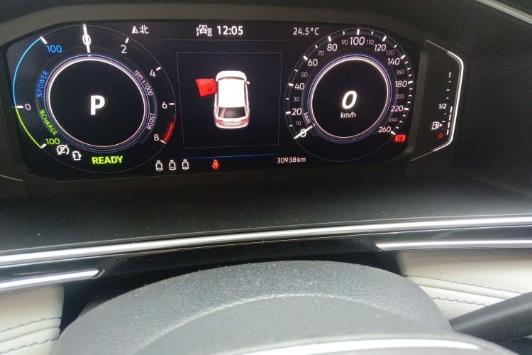 Used Volkswagen Tiguan L New Energy 2022 430 PHEV Plug-in Hybrid Prestige Edition Odometer Close Up