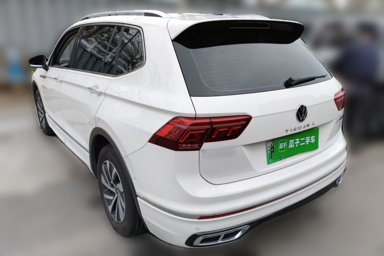 Used Volkswagen Tiguan L New Energy 2022 430 PHEV Plug-in Hybrid Flagship Edition Rear Left 45 Deg