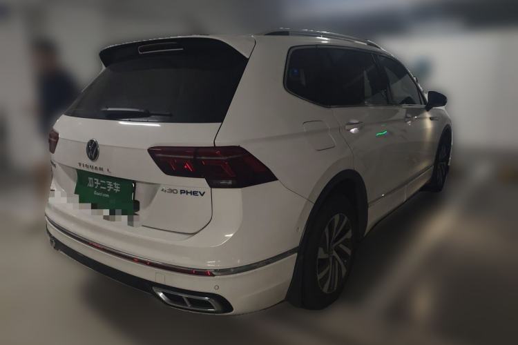 Used Volkswagen Tiguan L New Energy 2022 430 PHEV Plug-in Hybrid Flagship Edition Rear Right 45 Deg