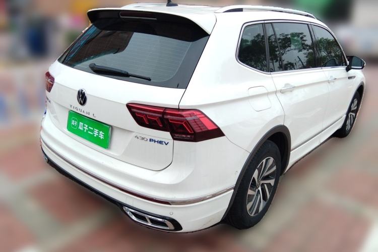 Used Volkswagen Tiguan L New Energy 2022 430 PHEV Plug-in Hybrid Prestige Edition Rear Right 45 Deg