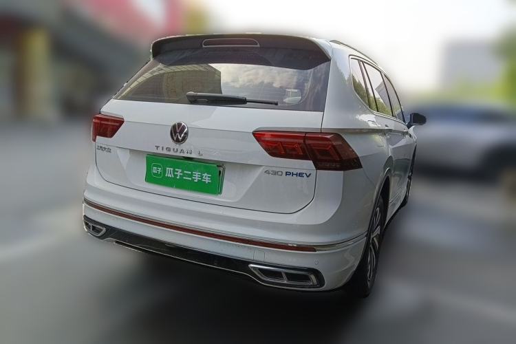 Used Volkswagen Tiguan L New Energy 2022 430 PHEV Plug-in Hybrid Flagship Edition Rear Right 45 Deg