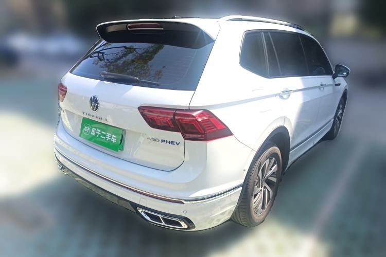 Used Volkswagen Tiguan L New Energy 2022 430 PHEV Plug-in Hybrid Flagship Edition Rear Right 45 Deg