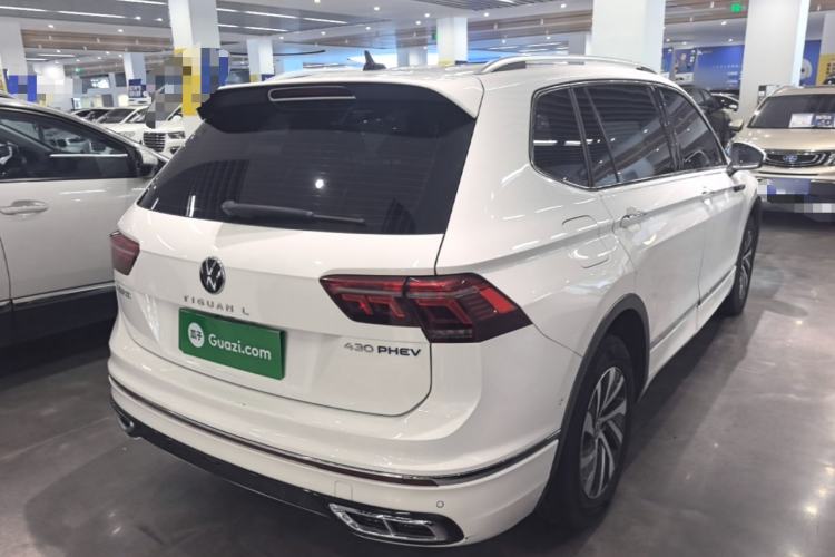 Used Volkswagen Tiguan L New Energy 2022 430 PHEV Plug-in Hybrid Flagship Edition Rear Right 45 Deg