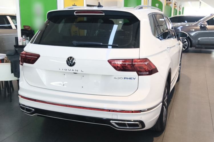 Used Volkswagen Tiguan L New Energy 2022 430 PHEV Plug-in Hybrid Flagship Edition Rear Right 45 Deg