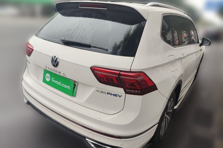 Used Volkswagen Tiguan L New Energy 2022 430 PHEV Plug-in Hybrid Flagship Edition Rear Right 45 Deg
