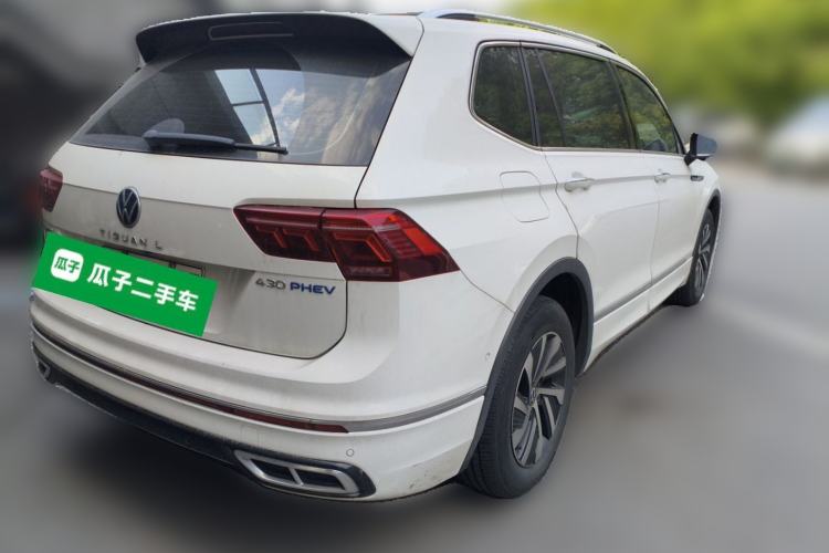 Used Volkswagen Tiguan L New Energy 2022 430 PHEV Plug-in Hybrid Flagship Edition Rear Right 45 Deg