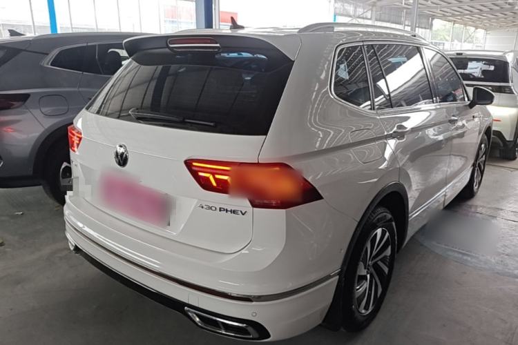 Used Volkswagen Tiguan L New Energy 2022 430 PHEV Plug-in Hybrid Flagship Edition Rear Right 45 Deg