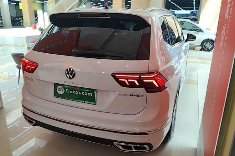 Used Volkswagen Tiguan L New Energy 2022 430 PHEV Plug-in Hybrid Prestige Edition Rear Right 45 Deg