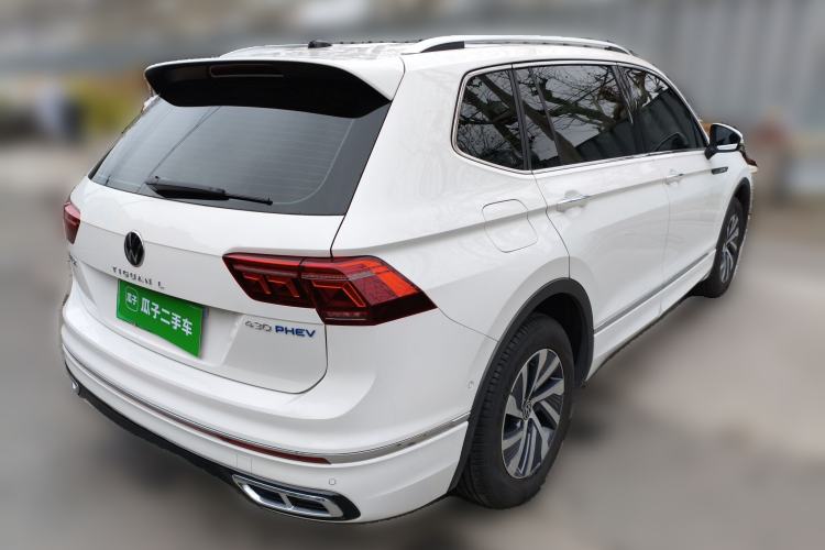 Used Volkswagen Tiguan L New Energy 2022 430 PHEV Plug-in Hybrid Flagship Edition Rear Right 45 Deg