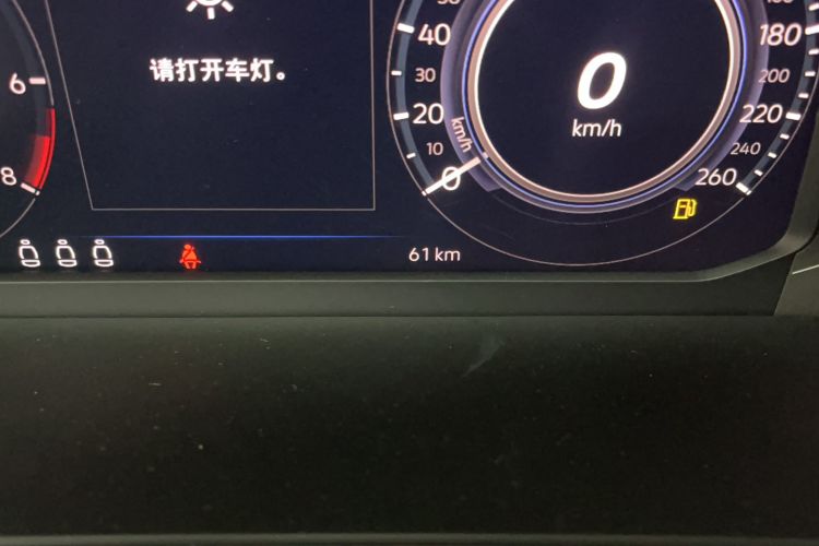 Used Volkswagen Tiguan L New Energy 2023 430 PHEV Plug-in Hybrid Prestige Edition Odometer Close Up