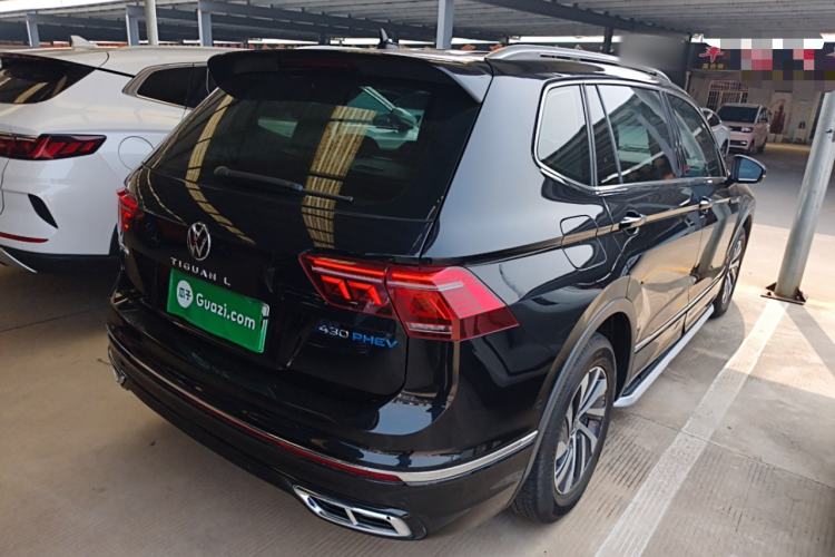 Used Volkswagen Tiguan L New Energy 2023 430 PHEV Plug-in Hybrid Flagship Edition Rear Right 45 Deg