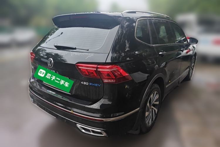 Used Volkswagen Tiguan L New Energy 2023 430 PHEV Plug-in Hybrid Flagship Edition Rear Right 45 Deg