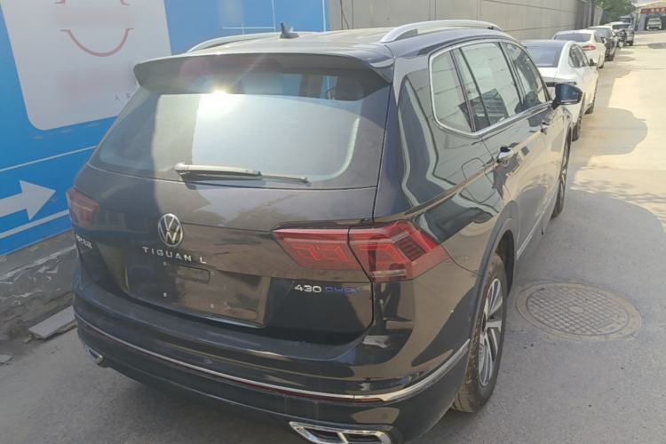 Used Volkswagen Tiguan L New Energy 2023 430 PHEV Plug-in Hybrid Prestige Edition Rear Right 45 Deg