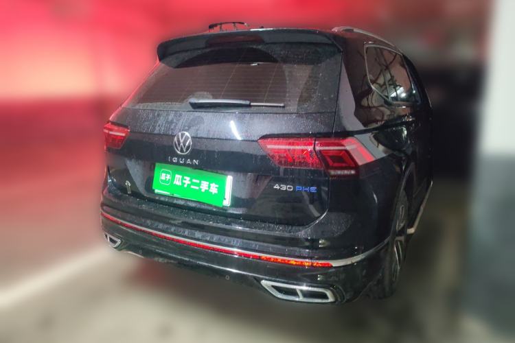 Used Volkswagen Tiguan L New Energy 2023 430 PHEV Plug-in Hybrid Flagship Edition Rear Right 45 Deg