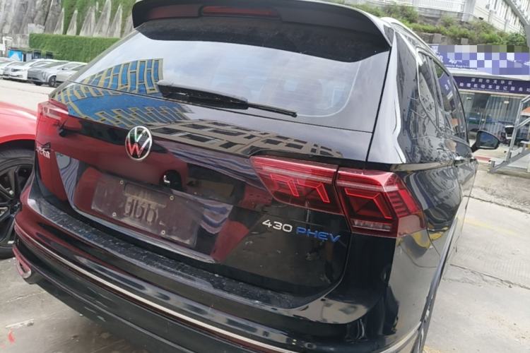 Used Volkswagen Tiguan L New Energy 2023 430 PHEV Plug-in Hybrid Flagship Edition Rear Right 45 Deg