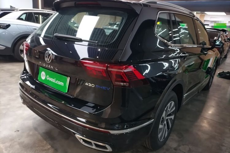 Used Volkswagen Tiguan L New Energy 2023 430 PHEV Plug-in Hybrid Prestige Edition Rear Right 45 Deg