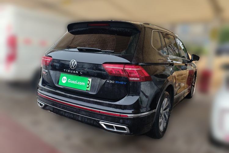 Used Volkswagen Tiguan L New Energy 2023 430 PHEV Plug-in Hybrid Prestige Edition Rear Right 45 Deg