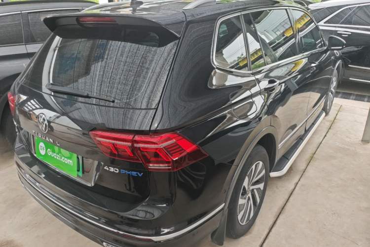 Used Volkswagen Tiguan L New Energy 2023 430 PHEV Plug-in Hybrid Flagship Edition Rear Right 45 Deg