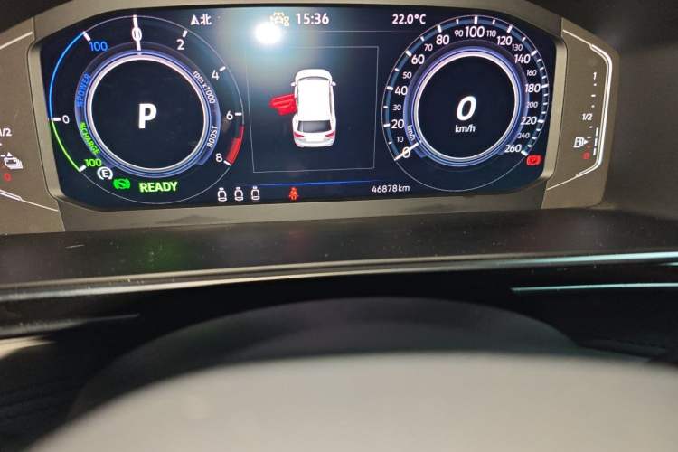 Used Volkswagen Tiguan L New Energy 2023 430 PHEV Plug-in Hybrid Prestige Edition Odometer Close Up