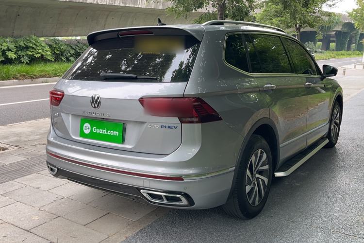 Used Volkswagen Tiguan L New Energy 2023 430 PHEV Plug-in Hybrid Flagship Edition Rear Right 45 Deg