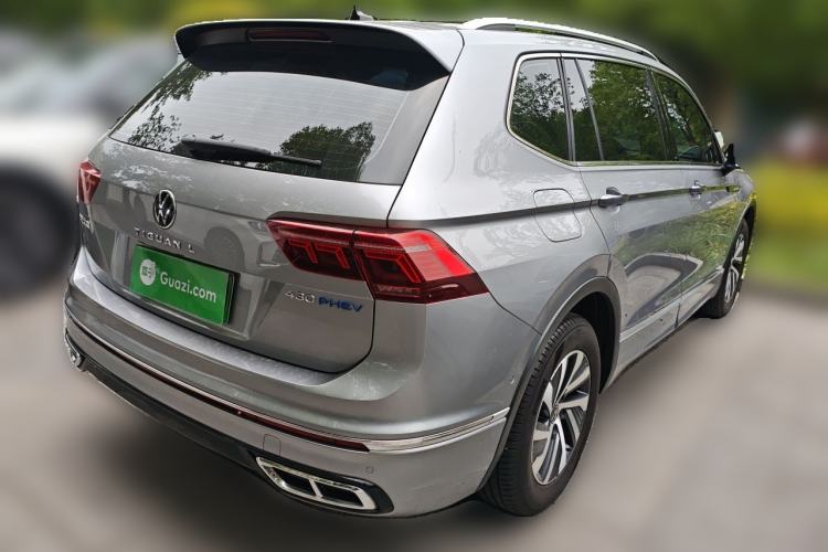 Used Volkswagen Tiguan L New Energy 2023 430 PHEV Plug-in Hybrid Flagship Edition Rear Right 45 Deg