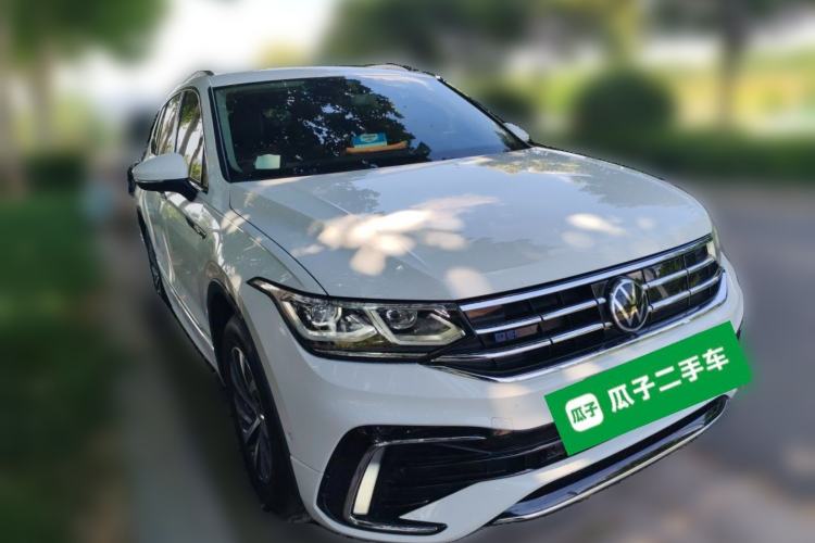 Used Volkswagen Tiguan L New Energy 2023 430 PHEV Plug-in Hybrid Flagship Edition Front Right 45 Deg
