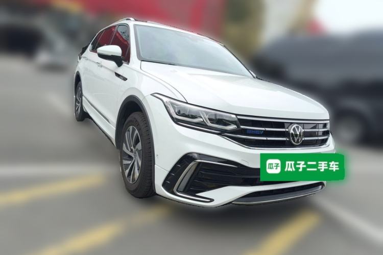 Used Volkswagen Tiguan L New Energy 2023 430 PHEV Plug-in Hybrid Flagship Edition Front Right 45 Deg