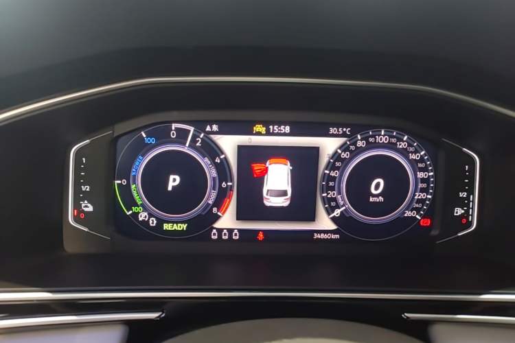 Used Volkswagen Tiguan L New Energy 2023 430 PHEV Plug-in Hybrid Prestige Edition Instrument Cluster