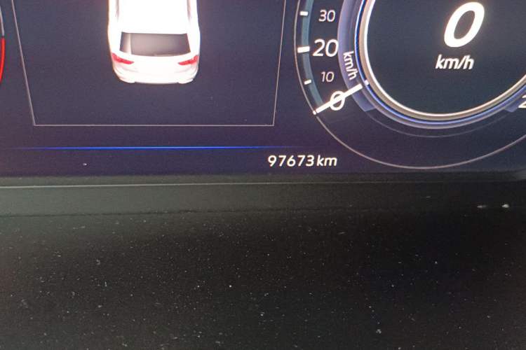 Used Volkswagen Tiguan L New Energy 2023 430 PHEV Plug-in Hybrid Flagship Edition Odometer Close Up