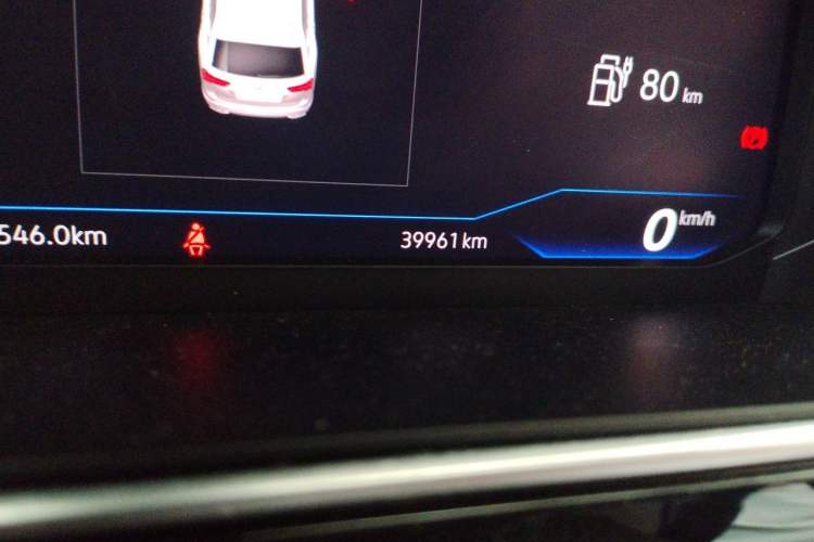 Used Volkswagen Tiguan L New Energy 2023 430 PHEV Plug-in Hybrid Prestige Edition Odometer Close Up