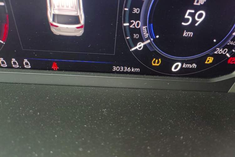 Used Volkswagen Tiguan L New Energy 2023 430 PHEV Plug-in Hybrid Prestige Edition Odometer Close Up