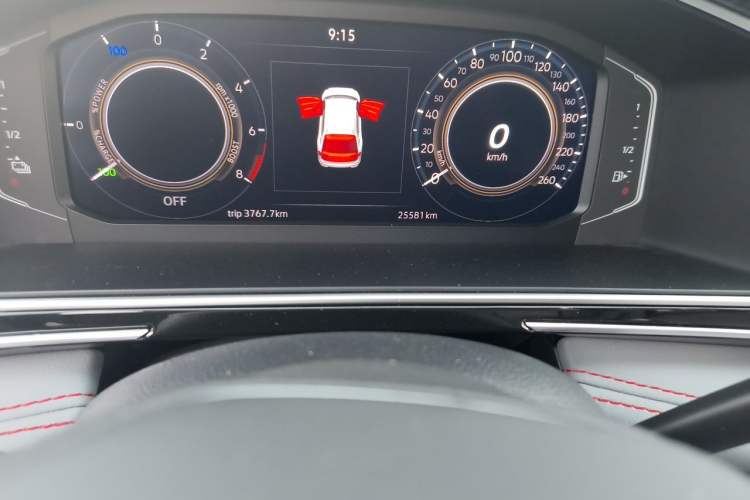 Used Volkswagen Tiguan L New Energy 2023 430 PHEV Plug-in Hybrid Flagship Edition Odometer Close Up