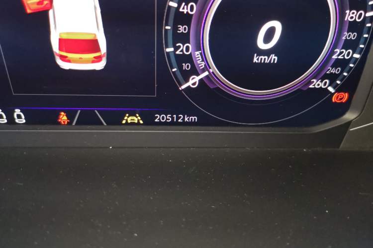 Used Volkswagen Tiguan L New Energy 2023 430 PHEV Plug-in Hybrid Flagship Edition Odometer Close Up