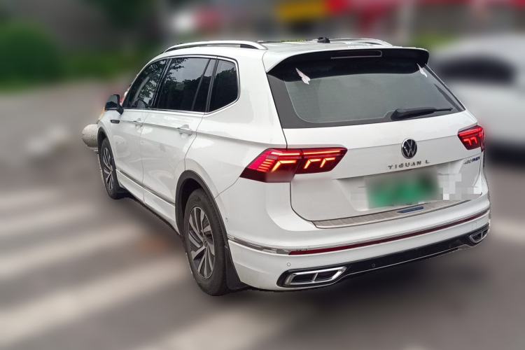Used Volkswagen Tiguan L New Energy 2023 430 PHEV Plug-in Hybrid Flagship Edition Rear Left 45 Deg