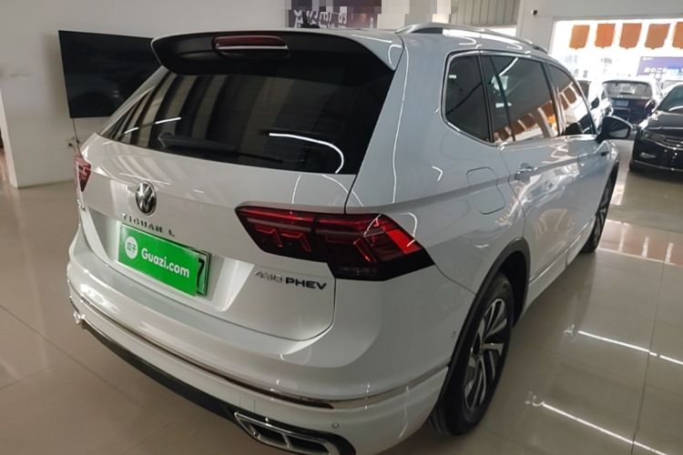 Used Volkswagen Tiguan L New Energy 2023 430 PHEV Plug-in Hybrid Flagship Edition Rear Right 45 Deg