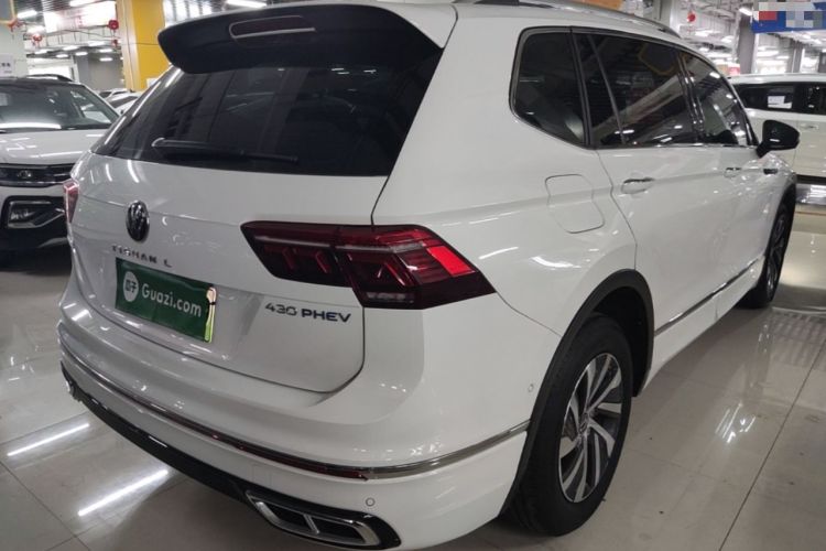 Used Volkswagen Tiguan L New Energy 2023 430 PHEV Plug-in Hybrid Flagship Edition Rear Right 45 Deg