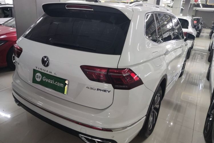 Used Volkswagen Tiguan L New Energy 2023 430 PHEV Plug-in Hybrid Flagship Edition Rear Right 45 Deg