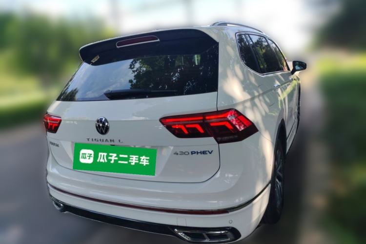 Used Volkswagen Tiguan L New Energy 2023 430 PHEV Plug-in Hybrid Flagship Edition Rear Right 45 Deg