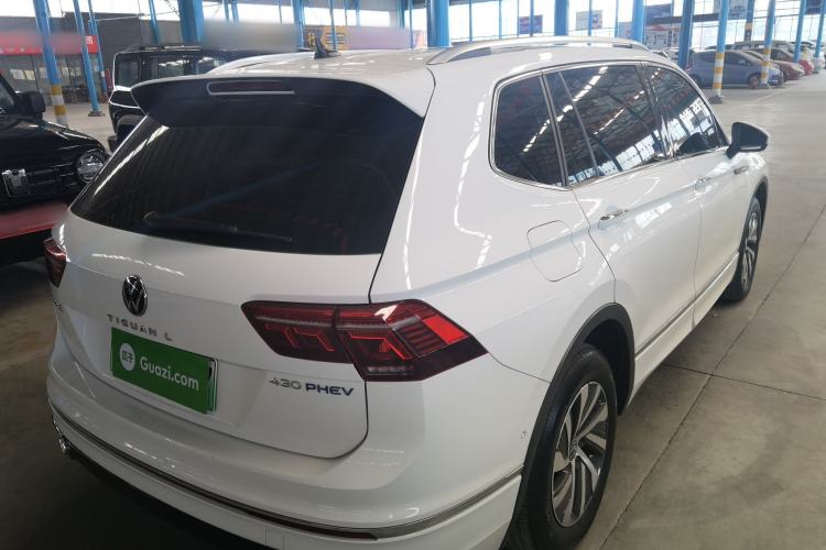 Used Volkswagen Tiguan L New Energy 2023 430 PHEV Plug-in Hybrid Flagship Edition Rear Right 45 Deg
